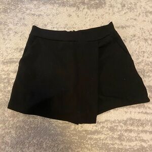 Forever 21 Black Split Skort
